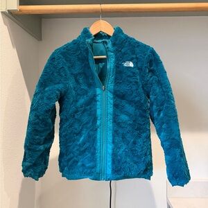 The North Face Turquoise Fleece Shasta Jacket, Kids size 10